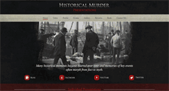 Desktop Screenshot of historicalmurders.com